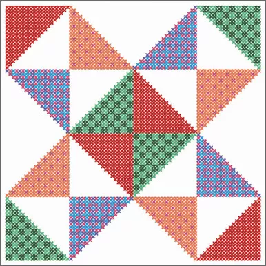 Prairie Star Quilt Blocks Thread Kit